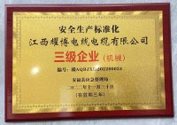 安全生产标准化三级企业